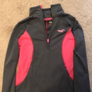 Hollister athletic half zip